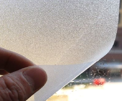 永安玻璃门外面粘广告用什么材料好？